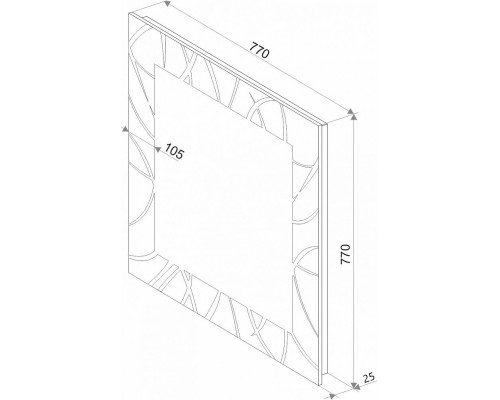 Зеркало Континент "Allegro LED" ЗЛП89