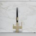 Смеситель для кухни SANCOS Arno SC4005BG с подключением фильтра для воды, браш золото