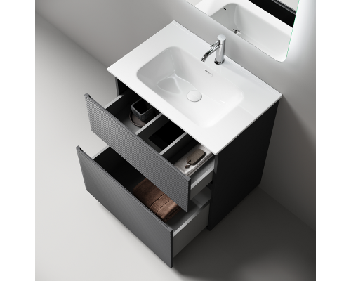 Тумба под раковину Напольная Sancos Folk Floor 69 FL70FGS Grey soft