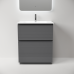 Тумба под раковину Напольная Sancos Folk Floor 69 FL70FGS Grey soft