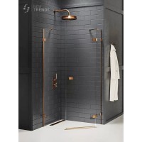 Душевое ограждение NEW TRENDY AVEXA COPPER BRUSHED R 100x80x200 медь