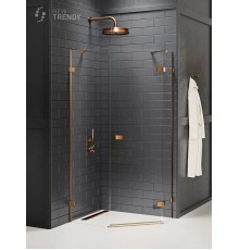 Душевое ограждение NEW TRENDY AVEXA COPPER BRUSHED R 100x80x200 медь