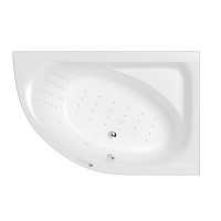 Ванна WHITECROSS Aquarella 170x110 (правая) "NANO" (хром)
