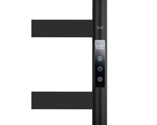 Полотенцесушитель электрический напольный Wonzon&Woghand ESSEN, Черный матовый WW-A406-MB