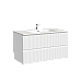Тумба под раковину подвесная Sancos Snob R 89х44х50, с доводчиками, Bianco, SNR90W