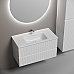 Тумба под раковину подвесная Sancos Snob R 89х44х50, с доводчиками, Bianco, SNR90W