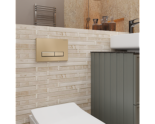 Кнопка смыва Charus Raiden FP.321.51.01 матовый песок