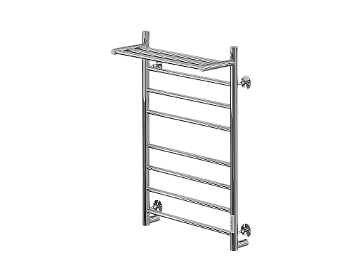 Электрический полотенцесушитель Ника Way-2 80/50 U с полкой Хром