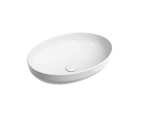 Чаша накладная овальная Ceramica Nova Element 50x36 белый