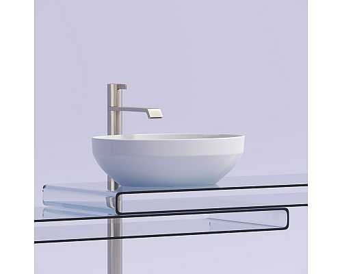 Чаша накладная овальная Ceramica Nova Element 50x36 белый