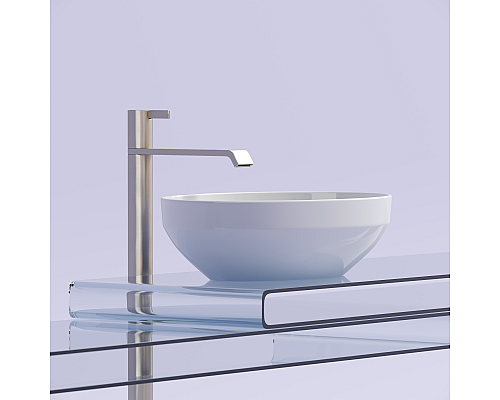 Чаша накладная овальная Ceramica Nova Element 50x36 белый