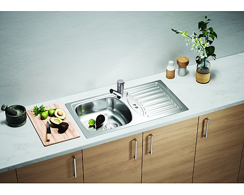 Кухонная мойка Alveus Basic 150 NAT-90 780x435 1136532 Натуральная сталь