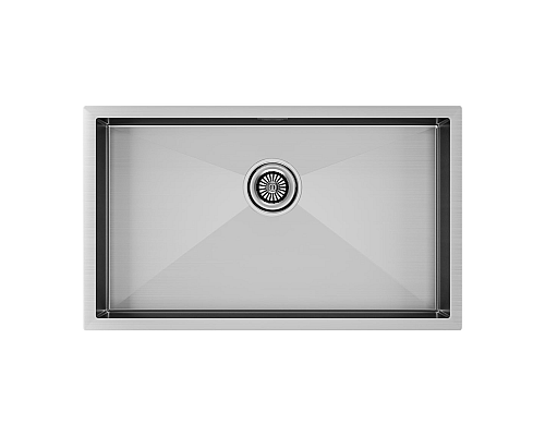 Кухонная мойка Paulmark Valde 74 PM217444-BS Брашированная сталь