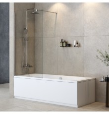 Шторка на ванну Cezares LIBERTA-V-1-90/155-C-Cr