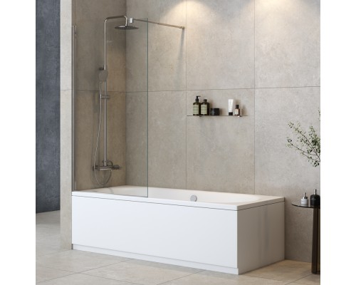 Шторка на ванну Cezares LIBERTA-V-1-90/155-C-Cr