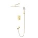 Душевая система встраиваемая Wonzon&Woghand FLEX, Брашированное золото WW-88939072-BG