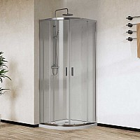 Душевой уголок Vincea City VSQ-5CT900CL, 900x900, хром, стекло прозрачное