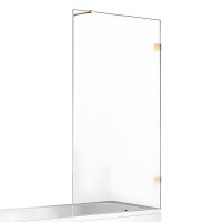 Шторка для ванны NEW TRENDY AVEXA GOLD SHINE 50x150 золото