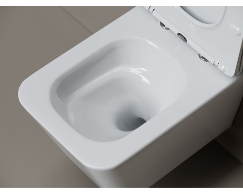 Унитаз подвесной Ceramicanova Миро (Miro) торнадо 3.0 сиденье микролифт белый