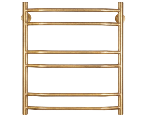 Полотенцесушитель латунный Secado Агата 4 60х60, электрический R, бронза