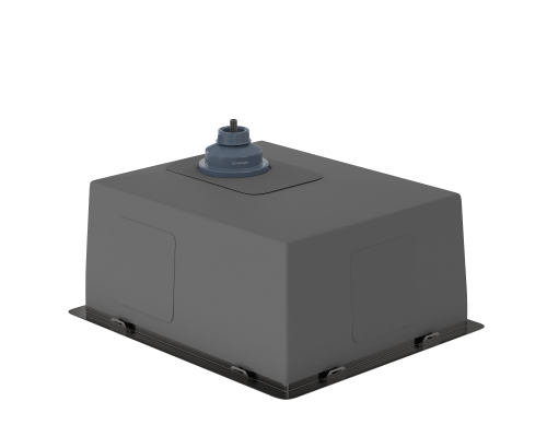 Кухонная мойка Reflexion Como RX2038BL оружейная сталь