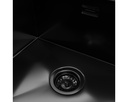 Кухонная мойка Reflexion Como RX2038BL оружейная сталь