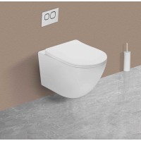 Унитаз подвесной Vincea Globo VT1-14ST Tornado, белый, ультратонкое сиденье soft-close