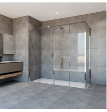 Душевой уголок Vincea Garda 1900x800 хром стекло прозрачное