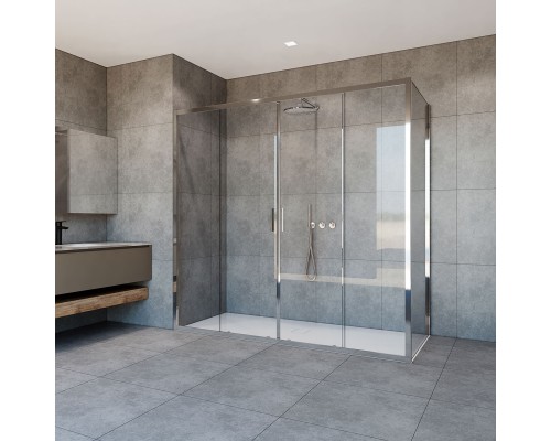 Душевой уголок Vincea Garda VSR-1G28019CL 1900x800 хром стекло прозрачное