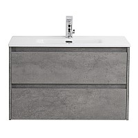 Тумба под раковину BelBagno Kraft 80 KRAFT 39-800/390-2C-SO-CG подвесная Cemento Grigio