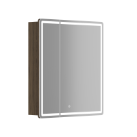 Зеркальный шкаф SANCOS Mirror 690x150, с LED подсветкой, дуб чарльстон MI70ECH