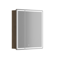 Зеркальный шкаф SANCOS Mirror 690x150, с LED подсветкой, дуб чарльстон MI70ECH