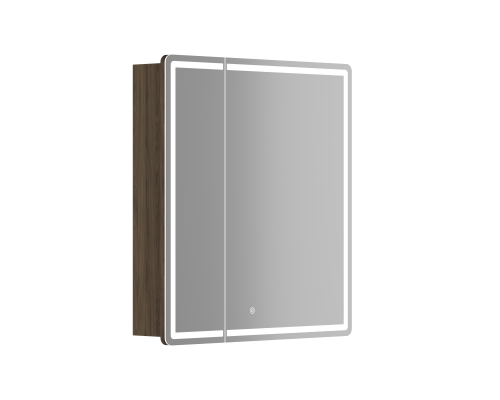 Зеркальный шкаф SANCOS Mirror 690x150, с LED подсветкой, дуб чарльстон MI70ECH