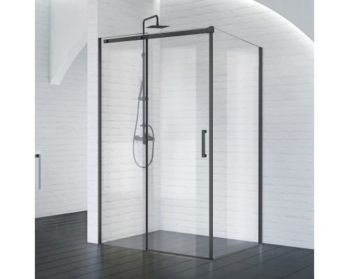 Душевой уголок BelBagno Acqua 150х90 ACQUA-AH-1-150/90-C-NERO Черный
