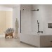 Шторка для ванны NEW TRENDY NEW MODUS BLACK 50x150 черный