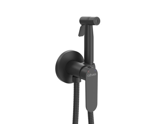 Гигиенический душ со смесителем Cezares Stylus STYLUS-DIF-NOP Черный матовый