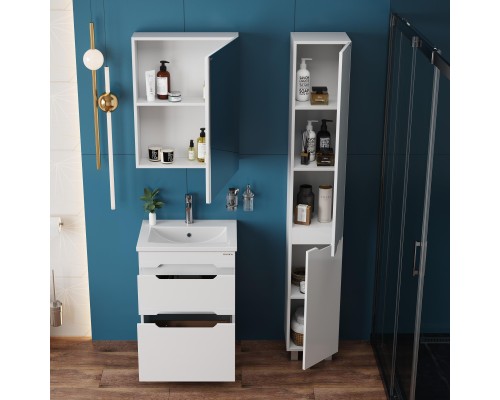 Пенал Onika Айленд 30 напольный, белый