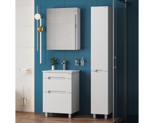 Пенал Onika Айленд 30 напольный, белый