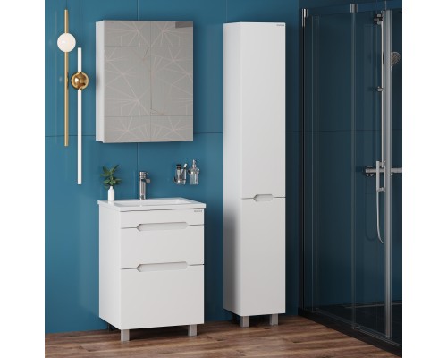 Пенал Onika Айленд 30 напольный, белый