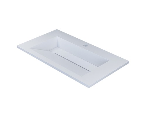 Тумба с раковиной подвесная Uperwood Tanos-Next 70х45х53 см, черная матовая