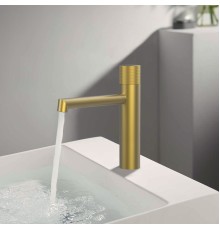 Смеситель для раковины Vincea Desire, брашированное золото