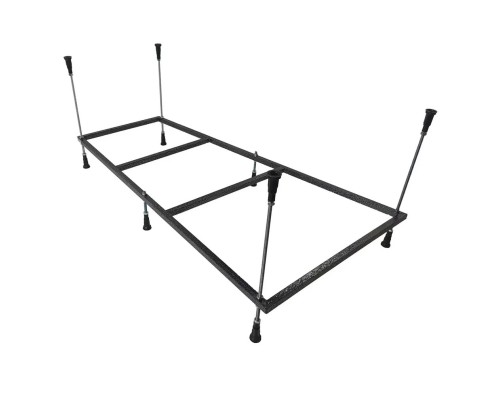 Ванна акриловая с каркасом без экрана Parly Ortiz 1600x750 приставная, белая