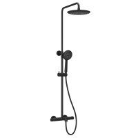 Душевая стойка Sancos Game с термостатом для ванны/душа, черный матовый, SC3001MB