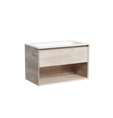 Тумба подвесная SANCOS Marmi 790х445 c ящиком, дуб галифакс MR1.080EG