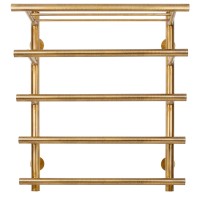 Полотенцесушитель латунный Secado Турин 6 60х60х70, электрический R, бронза