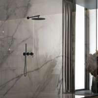 Душевой комплект Vincea Groove VSFW-4G01MB встраиваемый 2 режима 30см верх душ черный