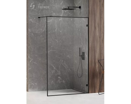 Душевое ограждение NEW TRENDY AVEXA BLACK 140x200 черный