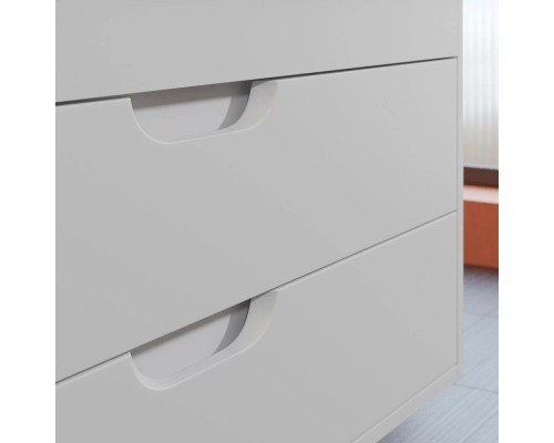 Тумба под раковину подвесная Uperwood Modul 95х44,4х55 см, белая матовая