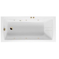 Ванна гидромассажная EXCELLENT Aquaria 140x70 LINE NANO золото