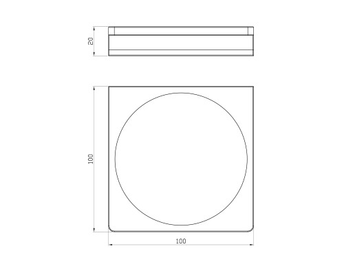 Мыльница с держателем Wonzon&Woghand ECLIPSE, Хром WW-9124-CR
